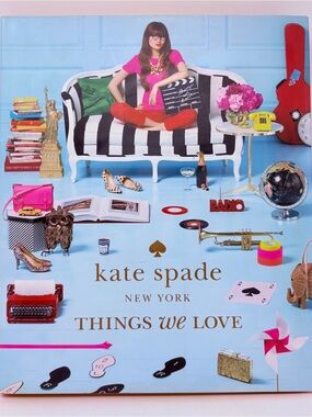 kate spade hot pink and black lifestyle book cover